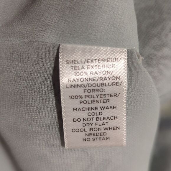 Loft blue floral sleeveless shift dress - Picture 4 of 4